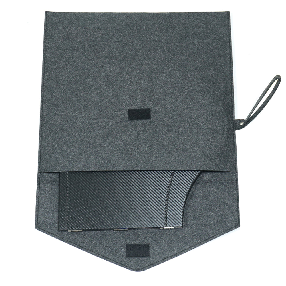 Wood Grain Small Folddable Table Tray For Tesla Model 3/Y