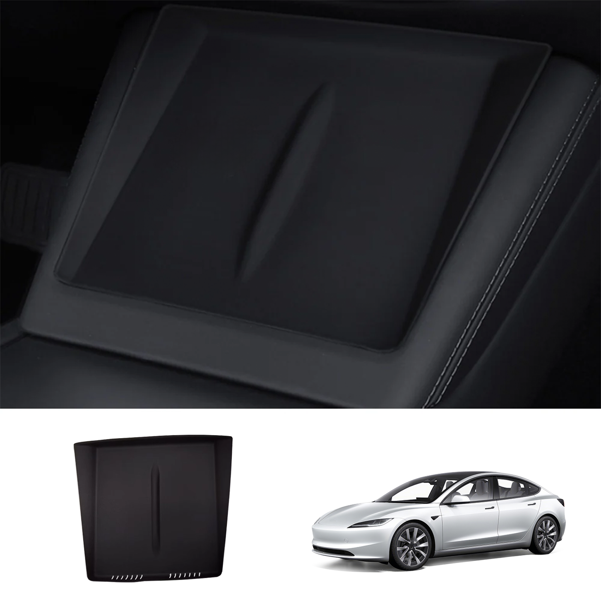 2024 Model 3 Highland Wireless Charging Anti-Slip Protective Mat