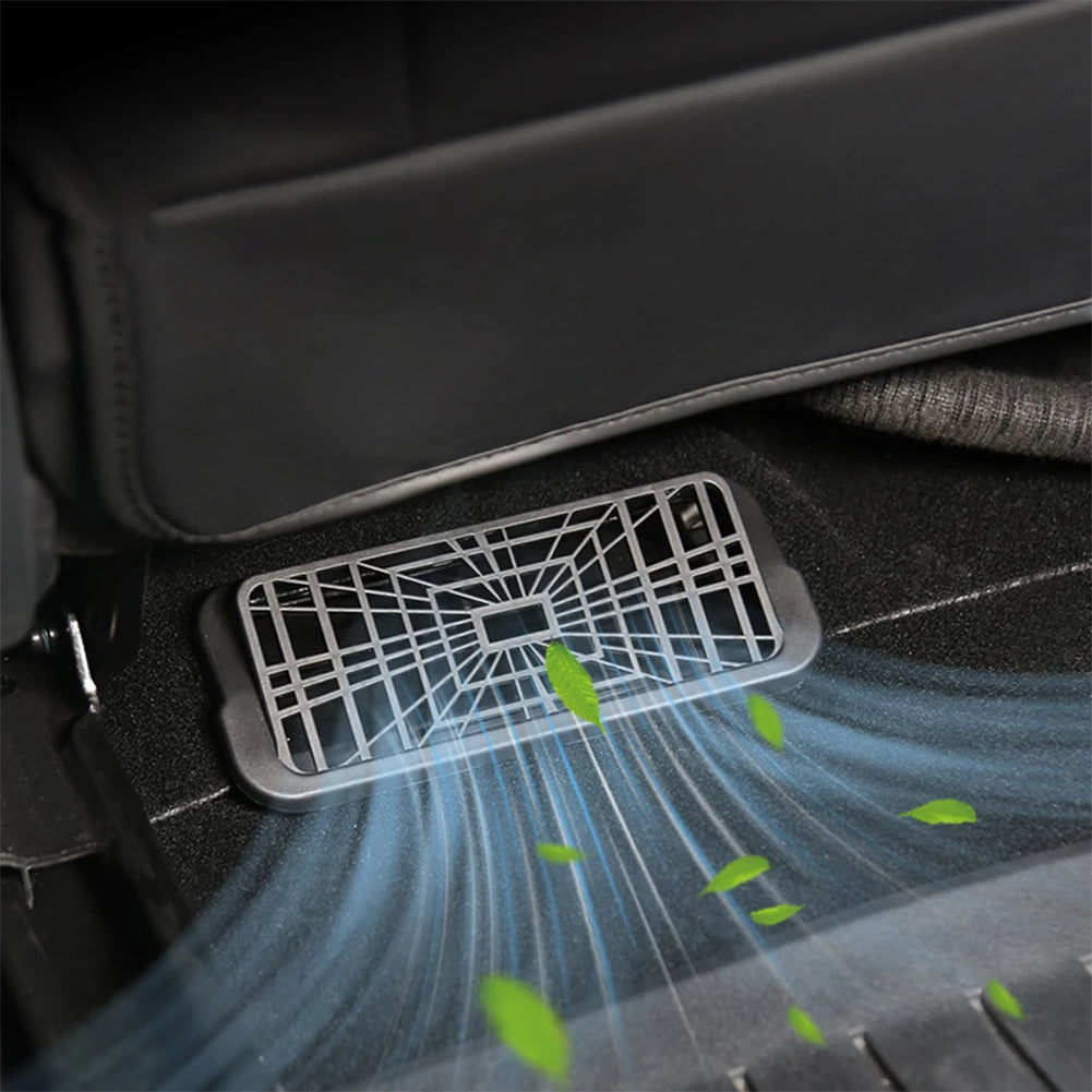Model 3 Highland Protective Cover for Air Outlet Under Seat Console Outlet Protector Grille (2PCS)