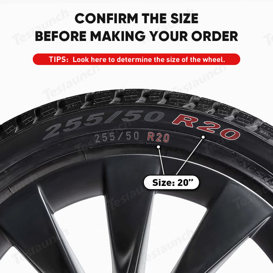 Model Y Rim Protector for 21'' Uberturbine and 20'' Induction Wheel Ultimate Protection Refreshed Wheels(4 Pack)