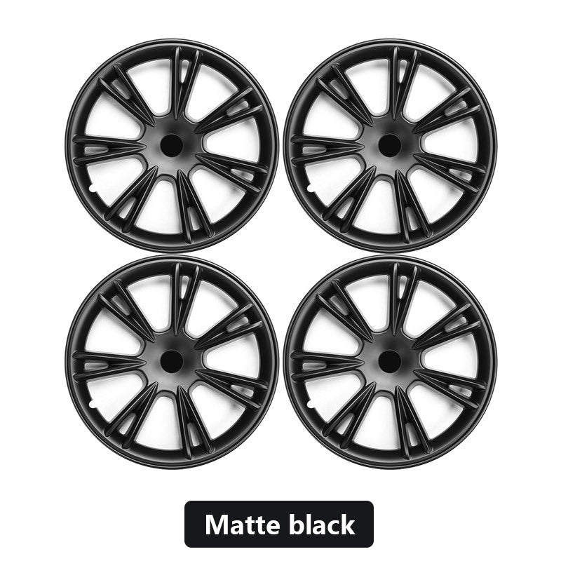 Wheel Covers Hubcap for Tesla Model Y 19‘’ (4PCS) Matte Black