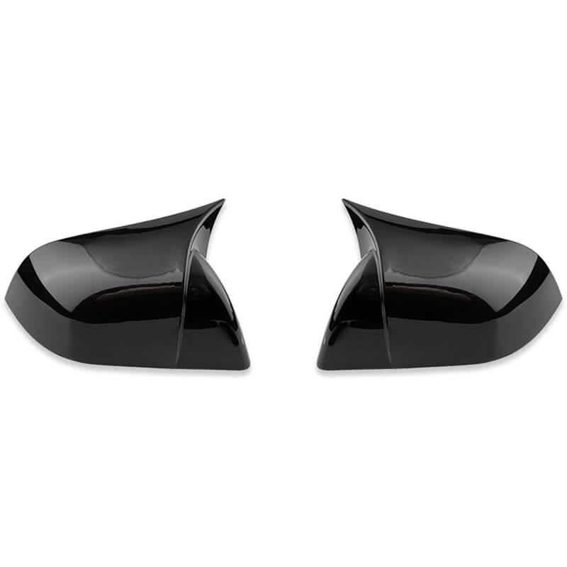 Model 3 GT Style Carbon Fiber Mirror Caps (Carbon Fiber Pattern ABS) (1 pair) for Tesla(2017-2024) Glossy Black