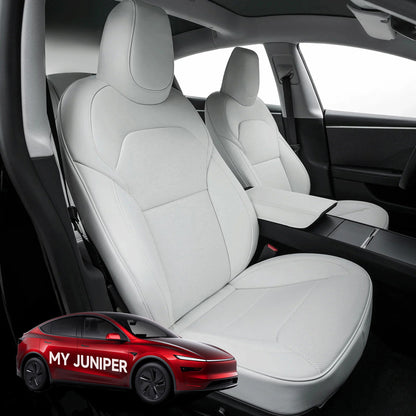 All-Inclusive Seat Cover for New Tesla Model Y Juniper 2025+ White