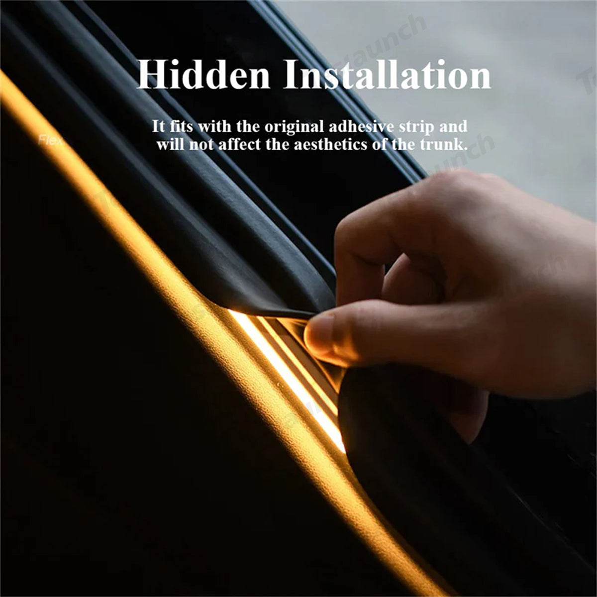 Front & Rear Trunk Ambient Lighting – Soft Glow Upgrade for Tesla Model Y Juniper 2025+