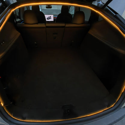 Front & Rear Trunk Ambient Lighting – Soft Glow Upgrade for Tesla Model Y Juniper 2025+