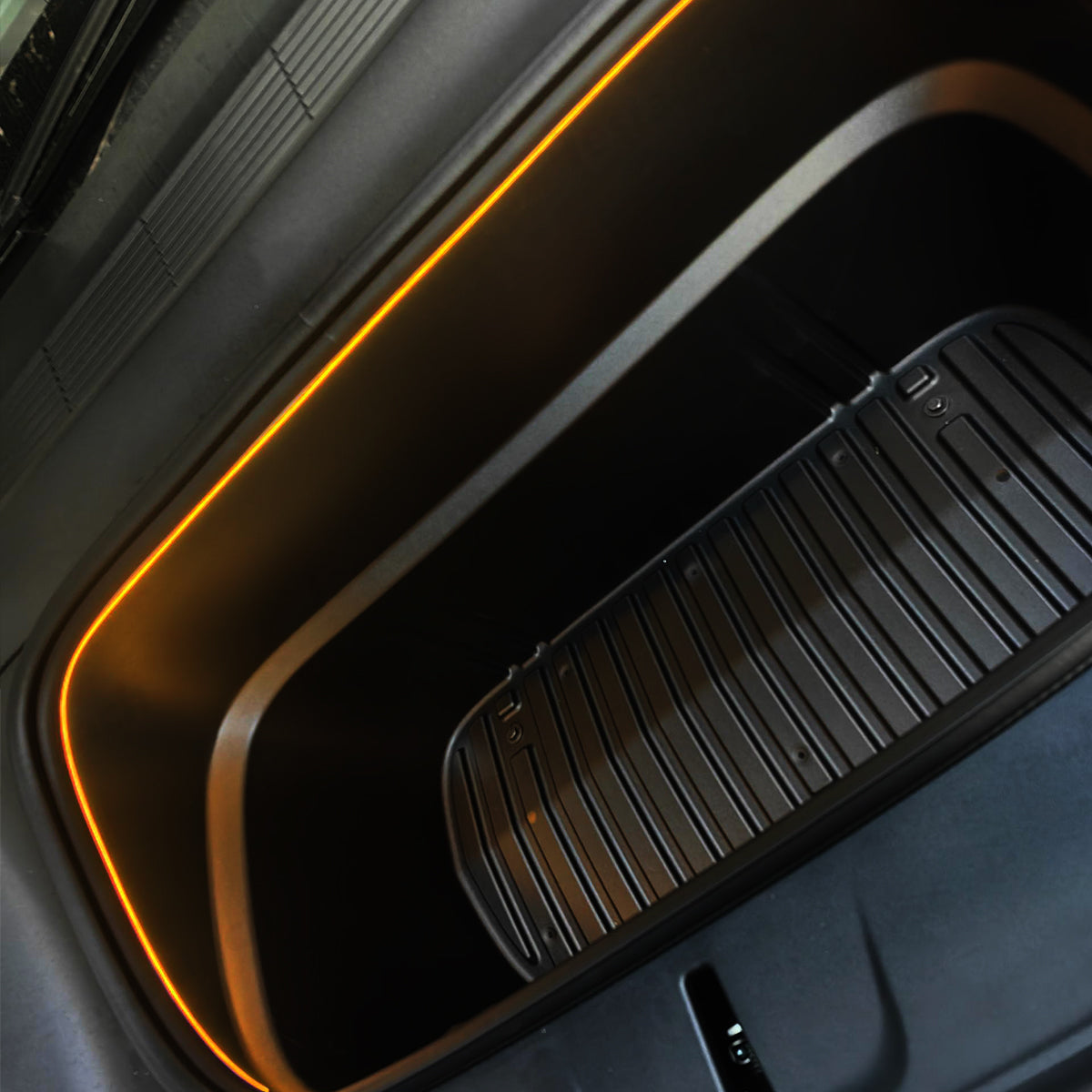 Front & Rear Trunk Ambient Lighting – Soft Glow Upgrade for Tesla Model Y Juniper 2025+