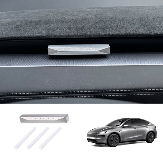 Cybertruck Style Dashboard Air Freshener For Tesla Model Y Juniper 2025+/Model 3 Highland 2024+ Moonlight Silver