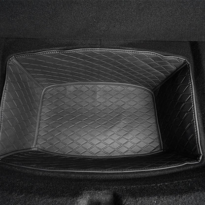 2024 Model 3 Highland Fully Covered Premium Leather Frunk & Trunk Mat for Tesla Trunk Lower Mat