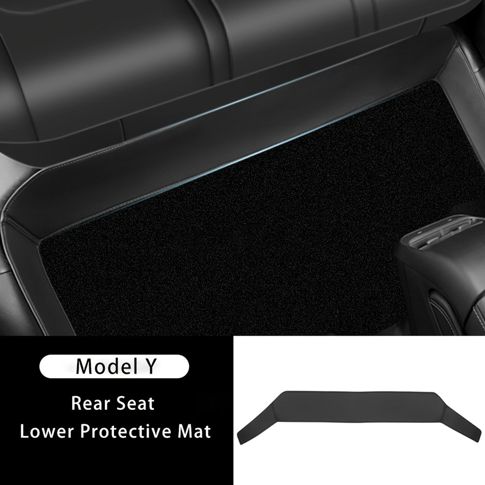 Model 3/Y Rear Seat Lower Protective Mat (Suitable for 2024 Model 3 Highland) Model Y(2020-2024)