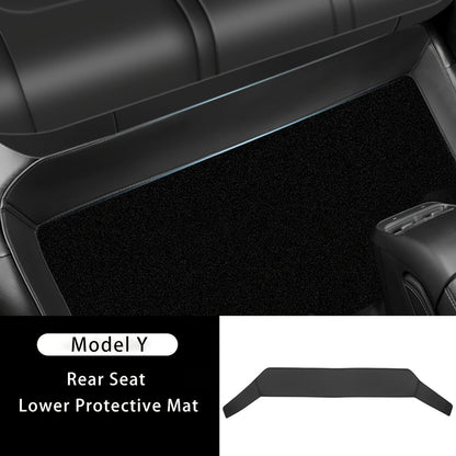 Model 3/Y Rear Seat Lower Protective Mat (Suitable for 2024 Model 3 Highland) Model Y(2020-2024)