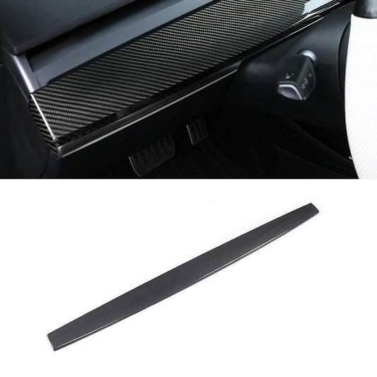 [Real Carbon Fiber] Model 3 / Y Dashboard Cover Center Consoles Dash Covers Cap (2017-2023) Real Glossy Carbon Fiber