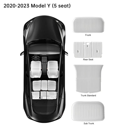 TPE Frunk & Trunk Cover for Tesla Model 3/Y ( 2017-2023)