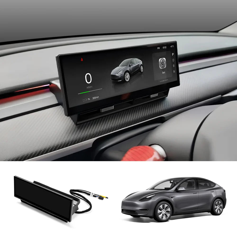 10.88" Large Instrument Cluster Head Up Display for Tesla Model 3/Y/Cybertruck Model Y (2021–2024) Left-Hand Drive