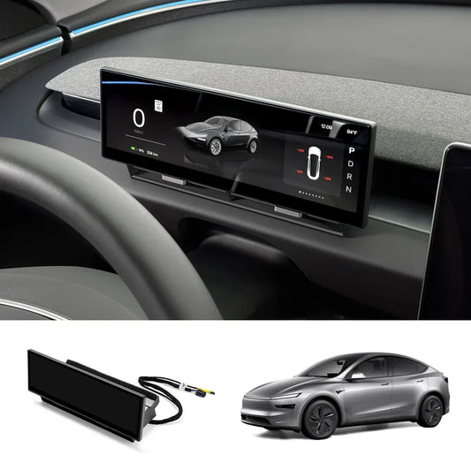 10.88" Large Instrument Cluster Head Up Display for Tesla Model 3/Y/Cybertruck Model Y Juniper (2025+)