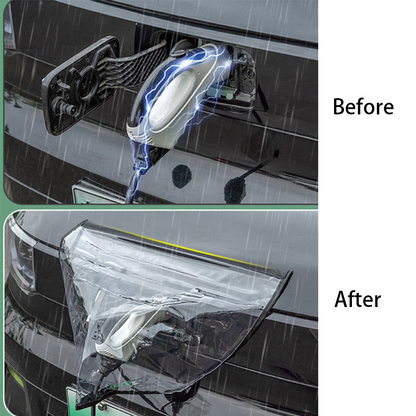 Charging Gun Cover EV Charger Charging Port Magnet Adsorption Waterproof Rainproof Cover For All Car