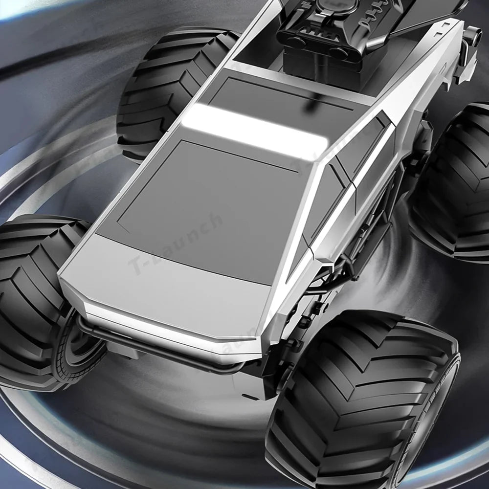 1:20 Scale Cybertruck-Inspired Amphibious RC Toy Car — 4WD Off-Road All-Terrain Truck