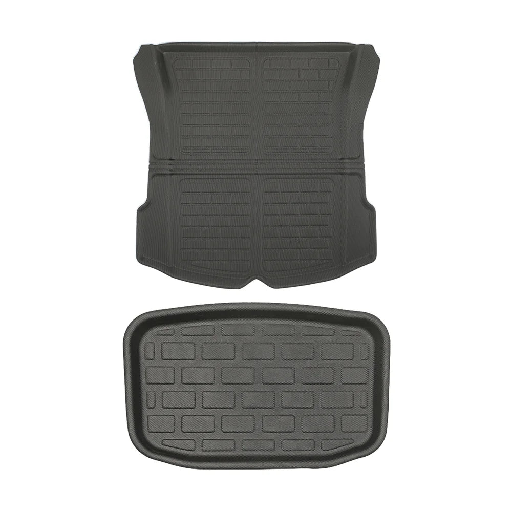 Model 3 All-Weather Floor Mats - 3D Lamination Cutting (2017-2023) Trunk Mat - Upper & Lower (2 PCS)