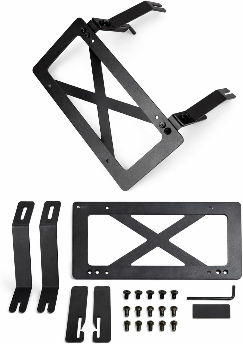 No Drill Front License Plate Mount for Tesla Model Y/3/S/X