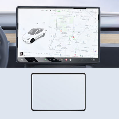 Central Screen Silicone Protector Frame for Tesla Model 3 Highland 2024+ Black