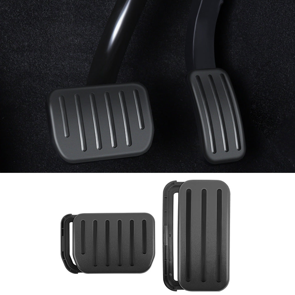 Performance Style Non-Slip Alloy Brake Pedal Cover for Tesla Model 3/Y Frosted Black