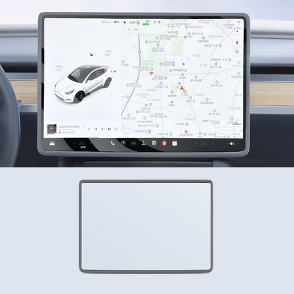 Central Screen Silicone Protector Frame for Tesla Model 3 Highland 2024+ Grey