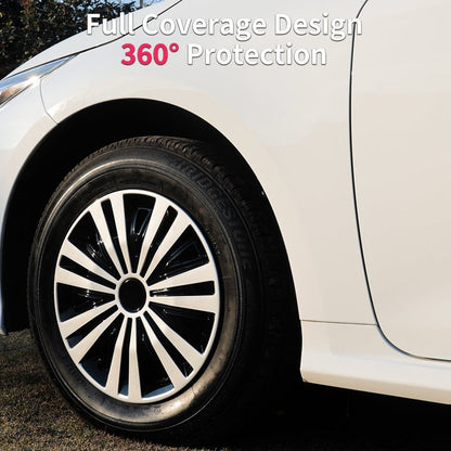 14" Arachnid Style Wheel Covers Hubcaps for Universal Fit R14 Tire Steel Wheels 4 PCS