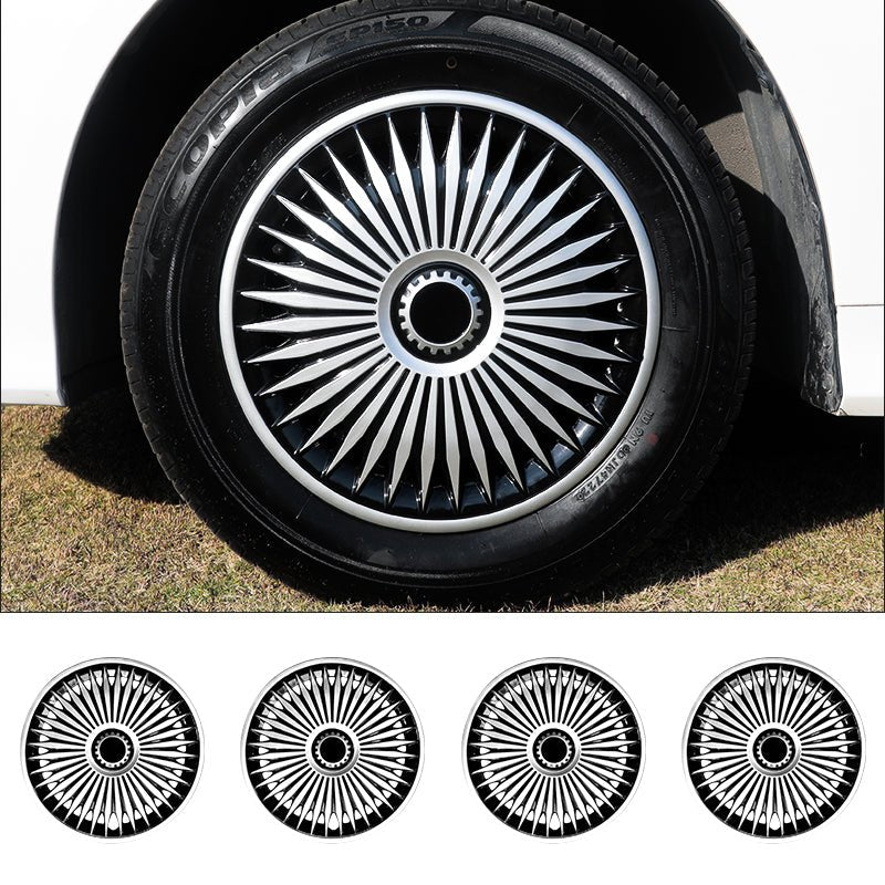 14" Blade Style Wheel Covers Hubcaps for Universal Fit R14 Tire Steel Wheels 4 PCS