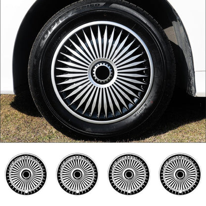 14" Blade Style Wheel Covers Hubcaps for Universal Fit R14 Tire Steel Wheels 4 PCS