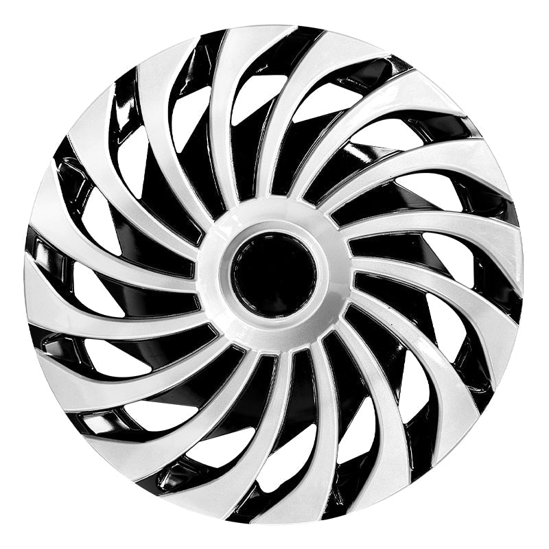 14" Cyclone Style Wheel Covers Hubcaps for Universal Fit R14 Tire Steel Wheels 4 PCS