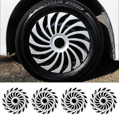14" Cyclone Style Wheel Covers Hubcaps for Universal Fit R14 Tire Steel Wheels 4 PCS
