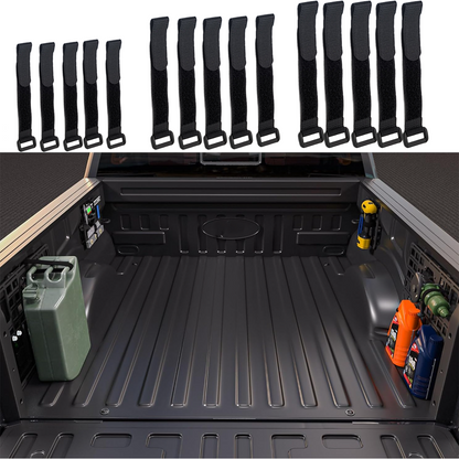 Reusable Hook and Loop Fastening Straps for Cybertruck Black S+M+L S(5Pcs)+M(5Pcs)+L(5Pcs)