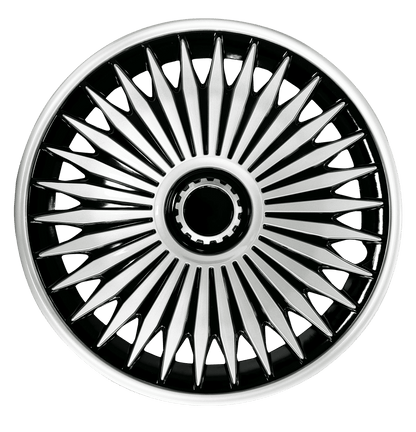 17" Blade Style Wheel Covers Hubcaps for Universal Fit R17 Tire Steel Wheels 4 PCS