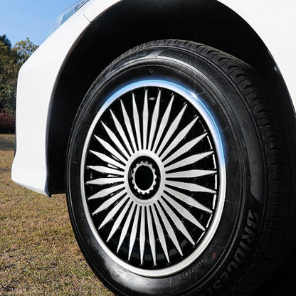 17" Blade Style Wheel Covers Hubcaps for Universal Fit R17 Tire Steel Wheels 4 PCS