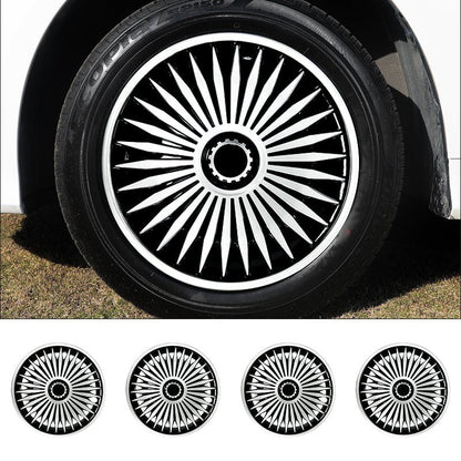 17" Blade Style Wheel Covers Hubcaps for Universal Fit R17 Tire Steel Wheels 4 PCS