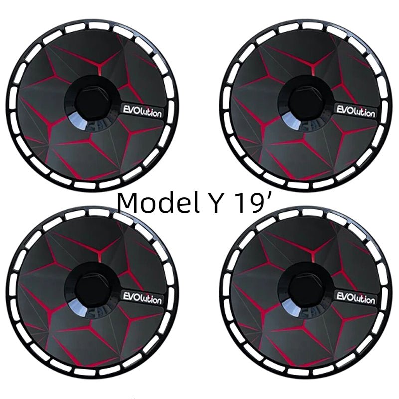 18' 19' Hub Caps Custom Stickers For Tesla Model 3 Y