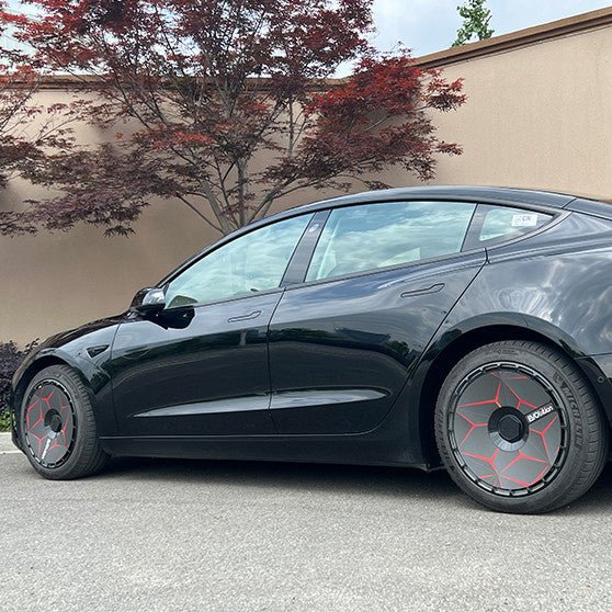 18' 19' Hub Caps Custom Stickers For Tesla Model 3 Y