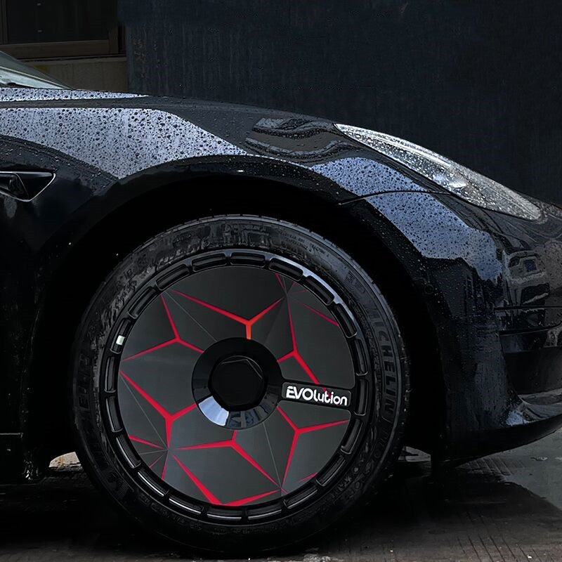 18' 19' Hub Caps Custom Stickers For Tesla Model 3 Y