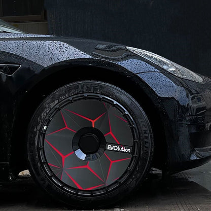 18' 19' Hub Caps Custom Stickers For Tesla Model 3 Y