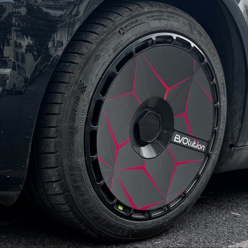 18' 19' Hub Caps Custom Stickers For Tesla Model 3 Y