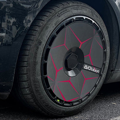 18' 19' Hub Caps Custom Stickers For Tesla Model 3 Y