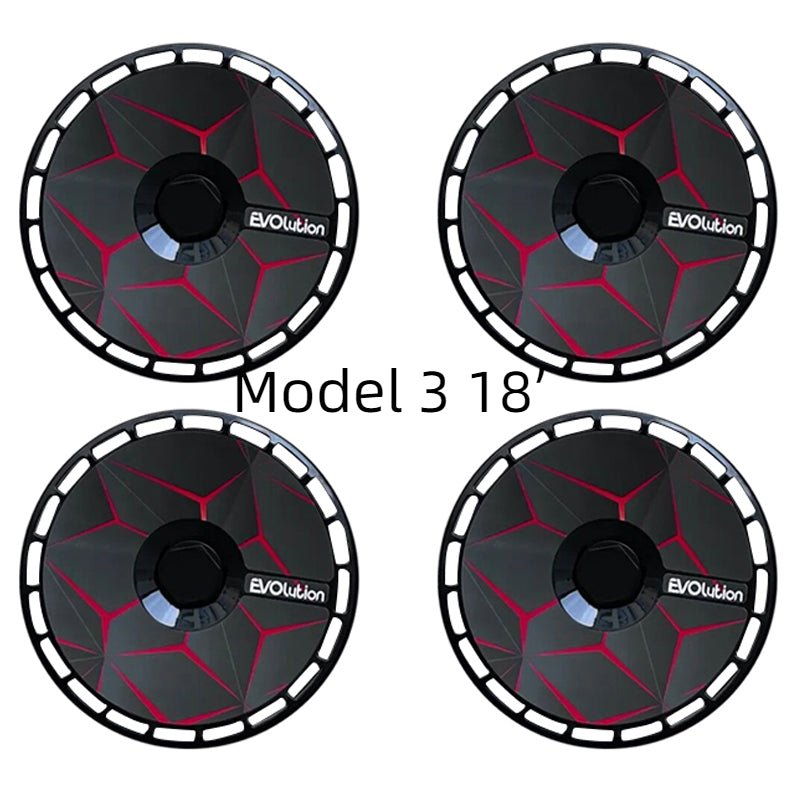 18' 19' Hub Caps Custom Stickers For Tesla Model 3 Y