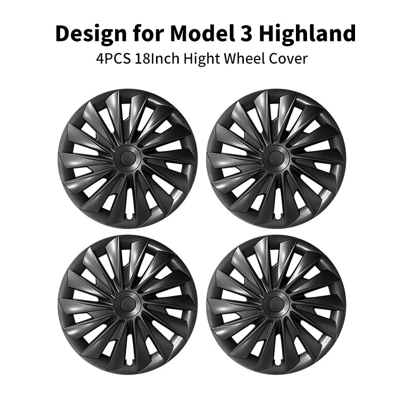 18'' NEW Blade Style Wheel Cover for Tesla Model 3 Highland 2023-2025 Year