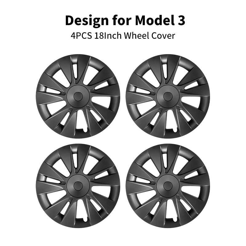 18'' Knife Style Wheel Cover for Tesla Model 3 2017-2023 Year