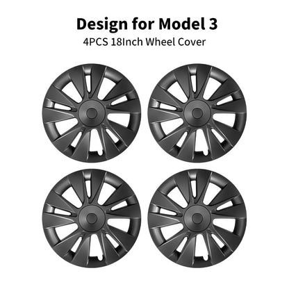 18'' Knife Style Wheel Cover for Tesla Model 3 2017-2023 Year
