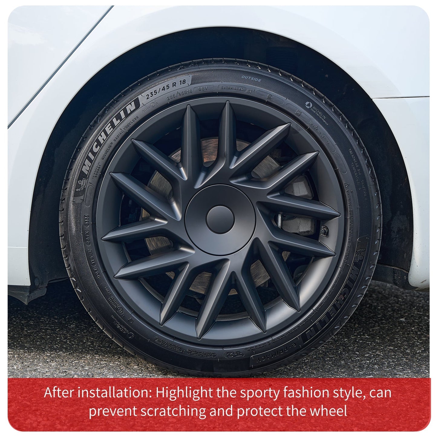 18'' Sporty Style Wheel Cover for Tesla Model 3 Highland 2023-2025 Year