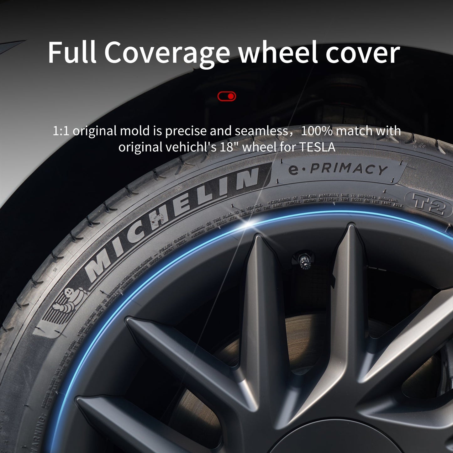 18'' Sporty Style Wheel Cover for Tesla Model 3 Highland 2023-2025 Year
