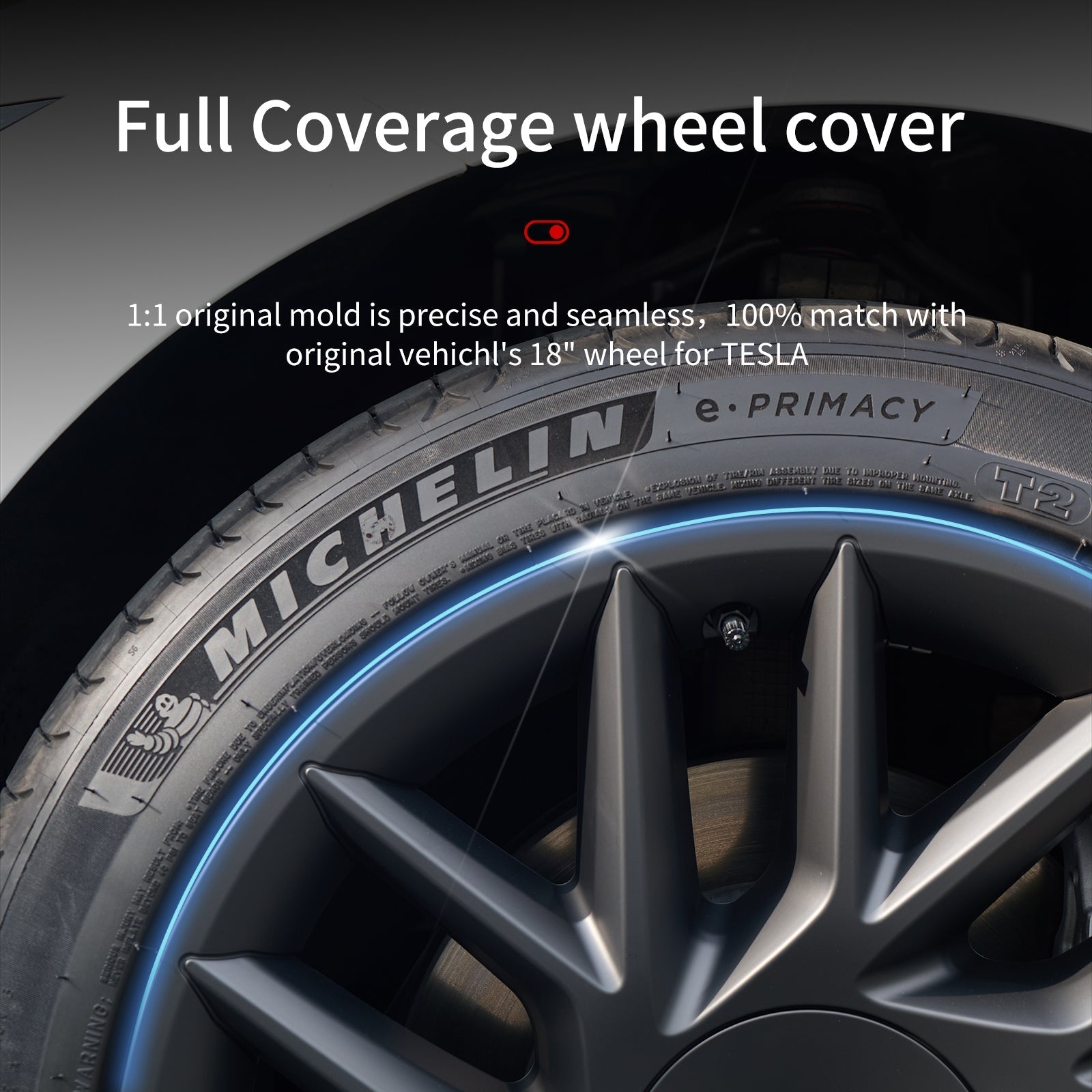 18'' Sporty Style Wheel Cover for Tesla Model 3 Highland 2023-2025 Year
