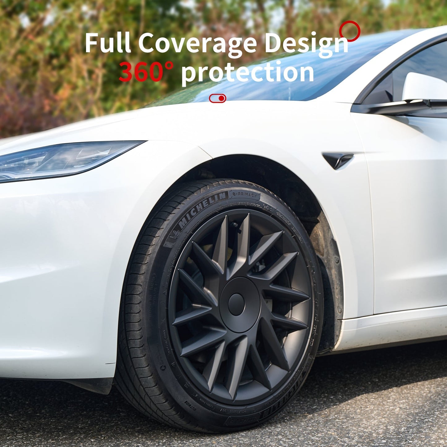 18'' Sporty Style Wheel Cover for Tesla Model 3 Highland 2023-2025 Year