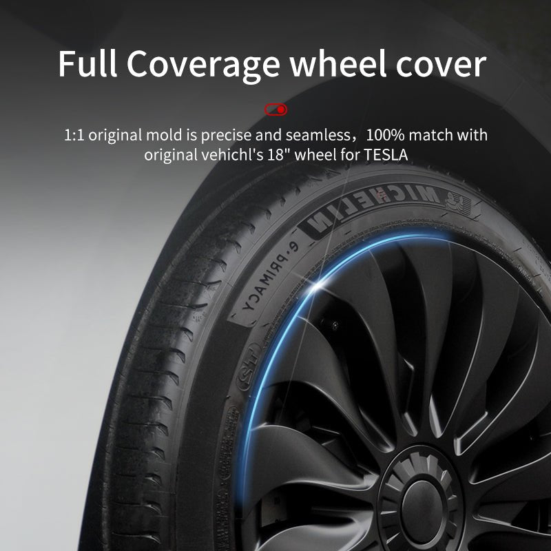 18'' NEW Strom Style Wheel Cover for Tesla Model 3 Highland 2023-2025 Year