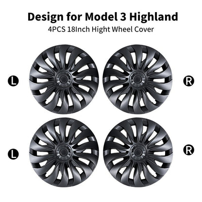18'' NEW Strom Style Wheel Cover for Tesla Model 3 Highland 2023-2025 Year